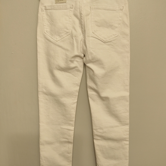 Levi's Girls Sz 8 Skinny Distressed White Jeans NWT - Picture 3 of 4